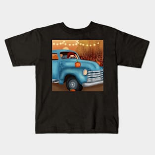 Gnome in a truck Kids T-Shirt